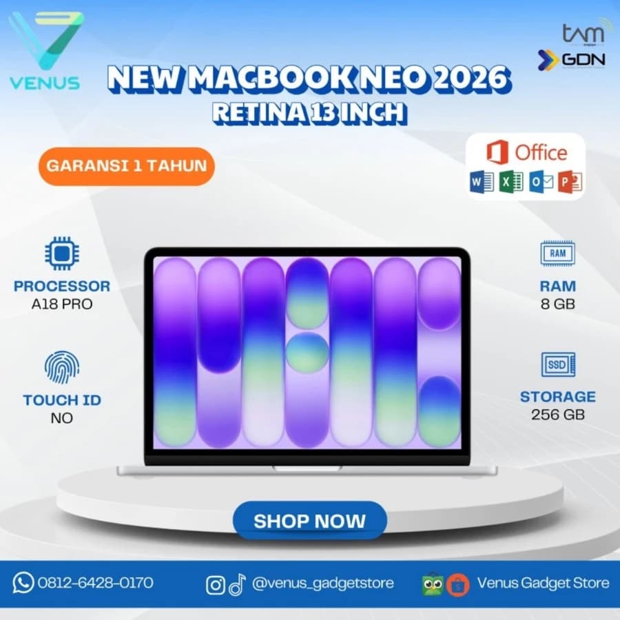 BNIB MACBOOK NEO 2026 8/256GB - SILVER