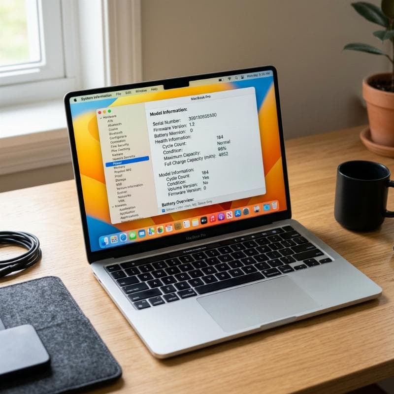 Cara Cek Battery Cycle Count MacBook dan Arti Status Baterainya
