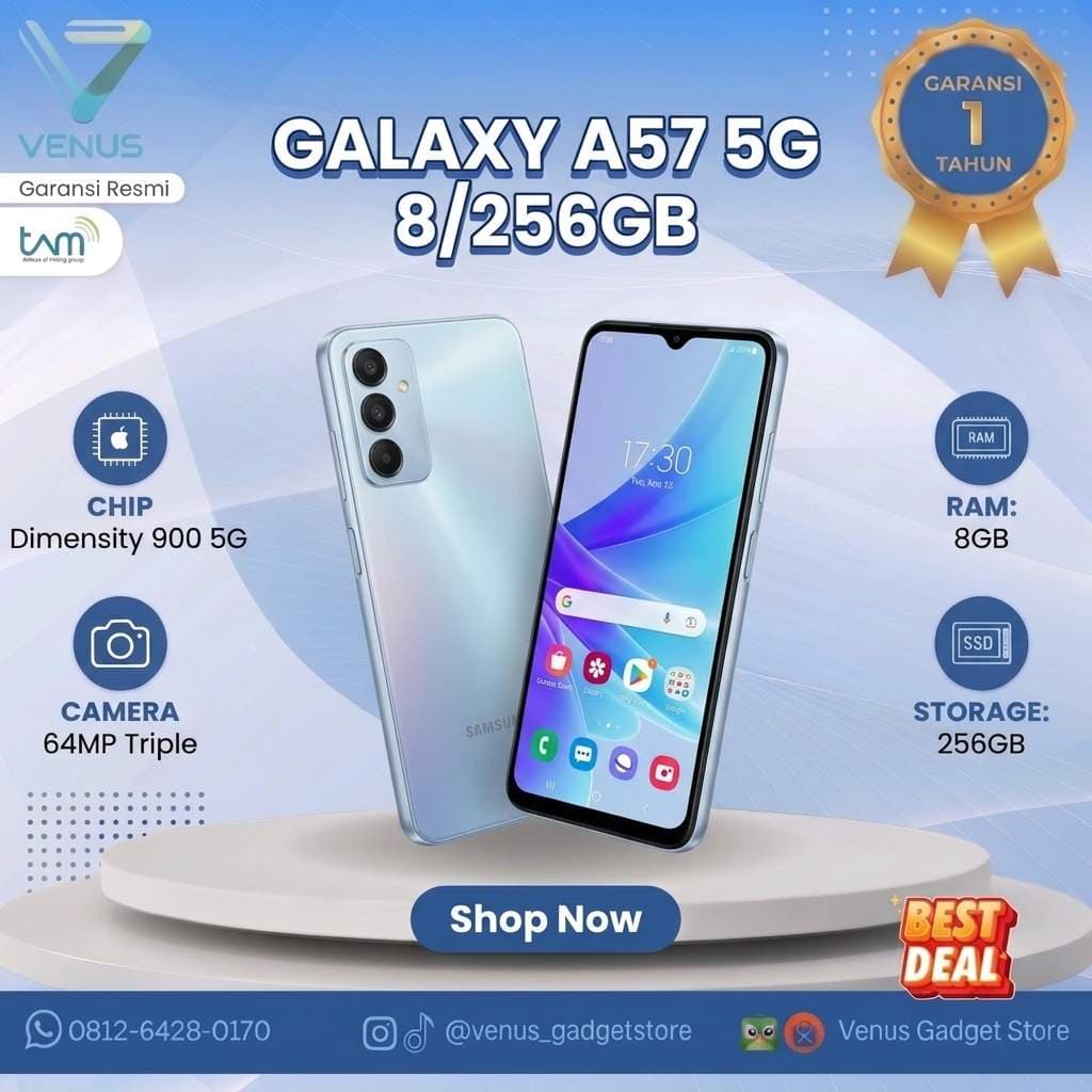 BNIB SAMSUNG GALAXY A57 5G 8/256GB